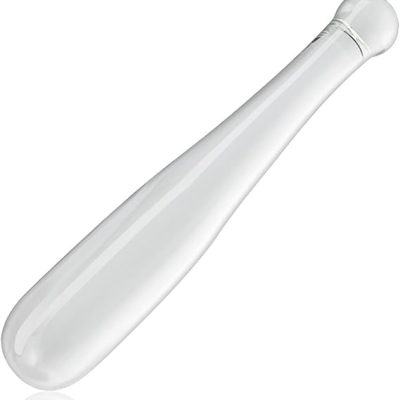 Glass Plug Dildo Prostate Masturbation Massage Adult Toy Large and Small Size Male and Female Universal Sex Ass Plug Glass Rod Sex Toy (S)