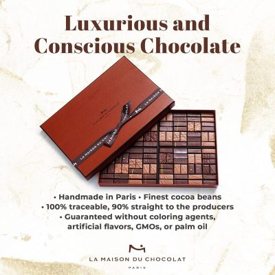La Maison Du Chocolat Premium Dark And Milk Chocolate Coffret Maison Gift Box