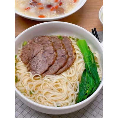 Beef noodles, beef ramen, nutritious and delicious