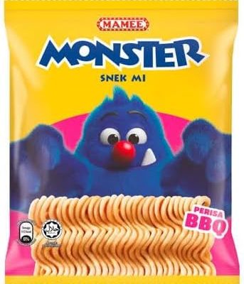 Mamee Monster Snack BBQ 8x25g