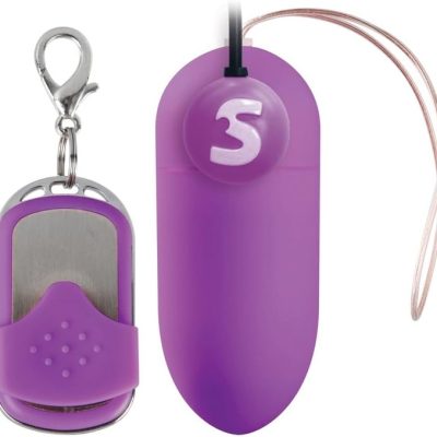 Shots Toys Rechargeable Vibrating Egg With Remote Control Purple