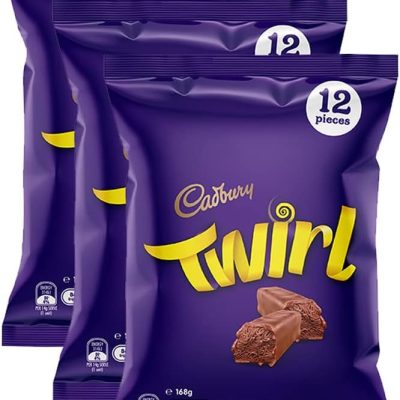 36pc Cadbury 168g Dairy Milk Chocolate Twirl Sharepack Choco Sweet Snack Treats