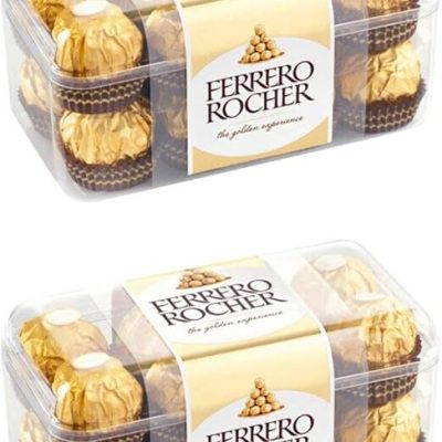 Ferrero Rocher Chocolate - 16 Pcs, 200 gm (2 x Ferrero 16 Pcs, 200g)