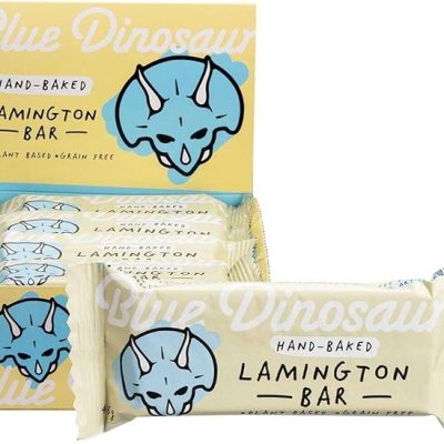 Blue Dinosaur Lamington Snack Bar, Lamington 540 grams, Pack of 12
