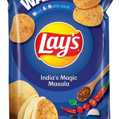 Lay's Potato Chips, India's Masala Magic Flavour, Crunchy Chips & Snacks , 82G/100G /115 Gram (Weight May Vary)