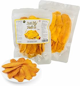 Spicy Chili Mango Slices - 500g BULK BUY, Sweet, Bold Flavor, Vegan, Resealable Bag, Exotic Snack for Spicy Food Lovers