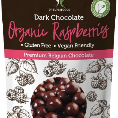 Dr Superfoods Organic Raspberries Dark Chocolate, 1 Count