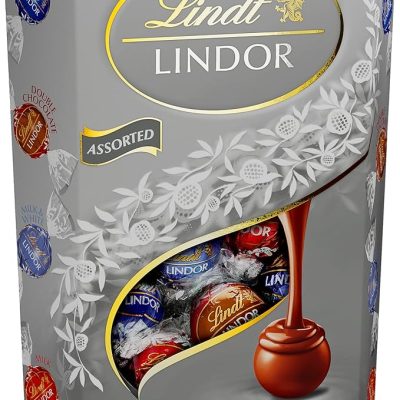 Lindt Lindor Silver Assorted Chocolate Cornet 333g