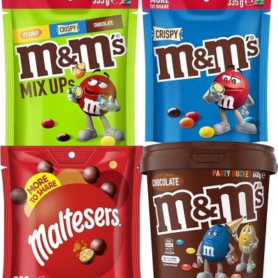M&M'S & Maltesers Milk Chocolate Movie Night Snack Bundle