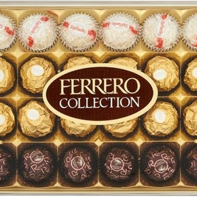 Ferrero 24 Rocher Collection chocolat truffes - Raffaello, RondNoir, Rocher. 269g de plaisir
