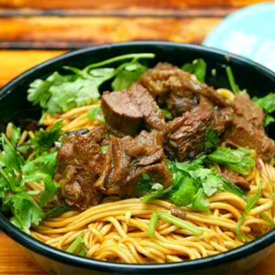 Single special spicy beef noodles